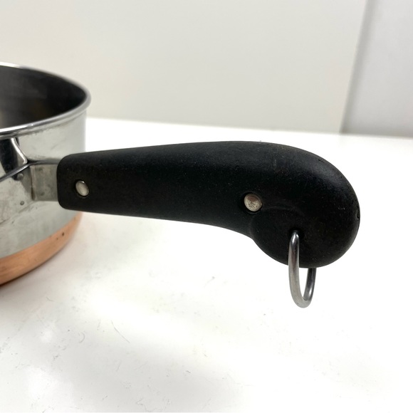 Revere Ware Pre 1968 2 Quart Copper Clad Sauce Pan - Picture 7 of 12